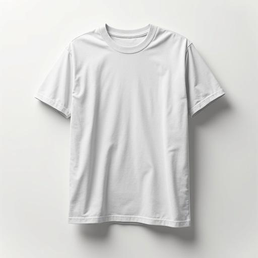 3D mockup of a white T-shirt with resize and rotate controls showcasing an empty design area; clean product interface; 4:5 ratio.