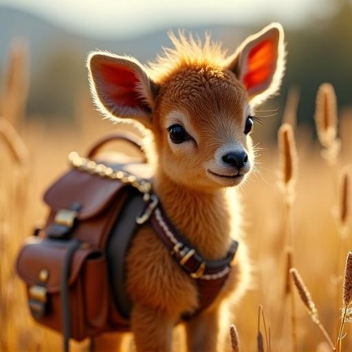 Image of a child with a backpack seen from the back. The child is out of focus while the backpack is in sharp focus and features a Naturitos product from Granix prominently.