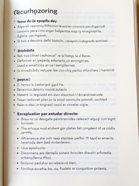 Text excerpt from a study guide focusing on educational strategies and text summarization.