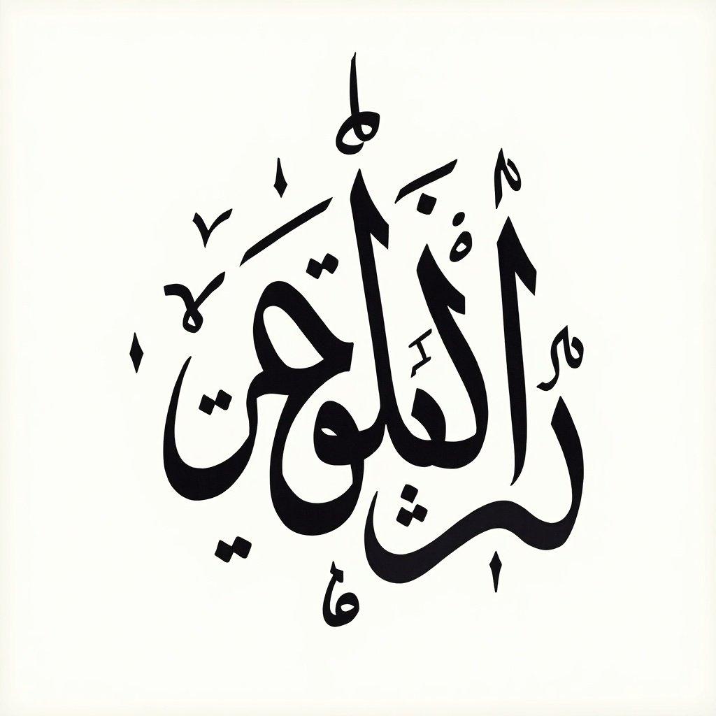 Handwritten Arabic calligraphy of كريم in a decorative style on a plain background.