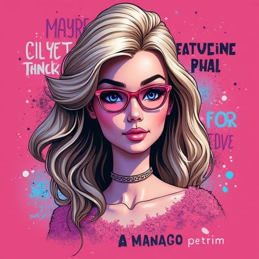 Create a humorous t-shirt design featuring pop culture quotes with vibrant, eye-catching colors. Use pop art elements and playful fonts. Balance imagery and text dynamically and showcase mockups on various t-shirt styles.