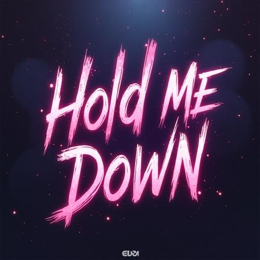 EDM album cover featuring glowing text design. Title displayed in a vibrant style. Emphasis on modern aesthetics in music art.