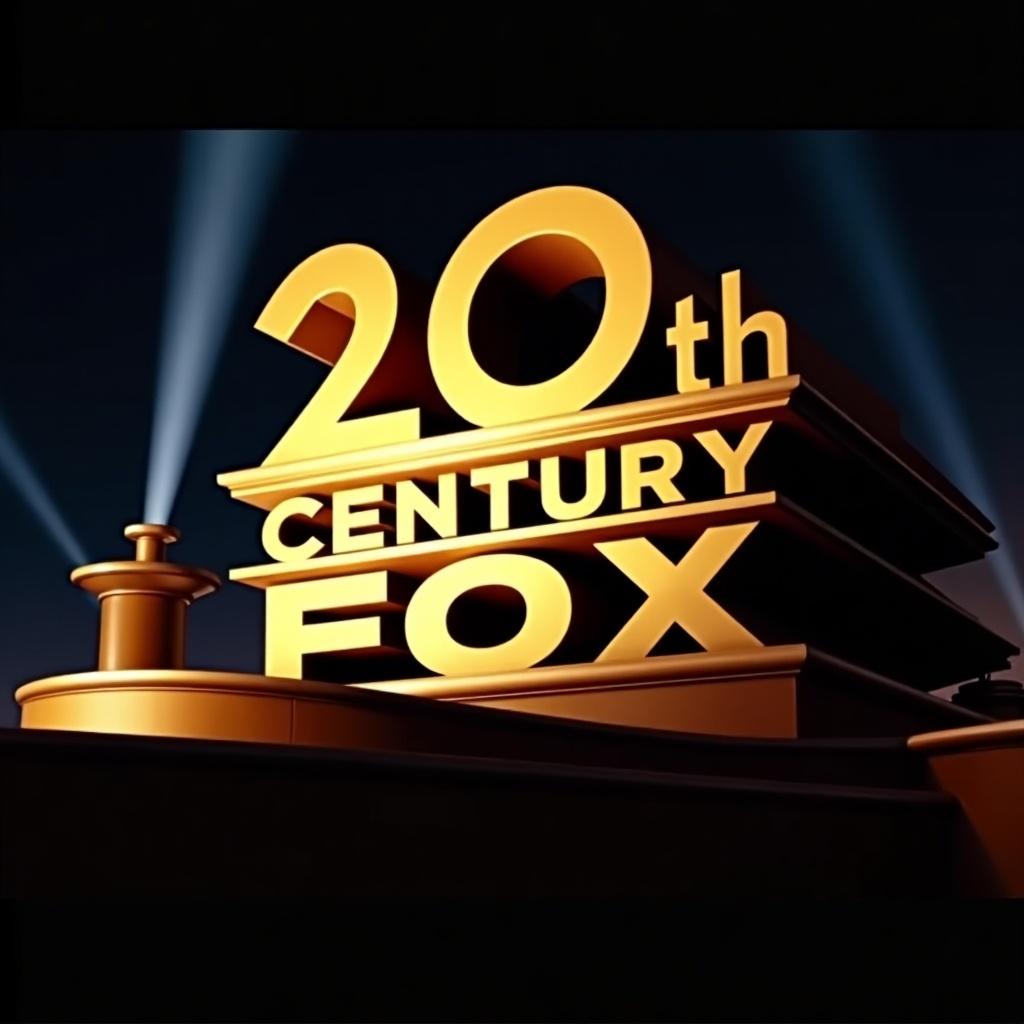 Stylized logo featuring transformed text. '20th' changed to '21st'. 'century' remains as is. 'fox' altered to 'fucks'. Enhanced with dramatic lighting and bold typography.