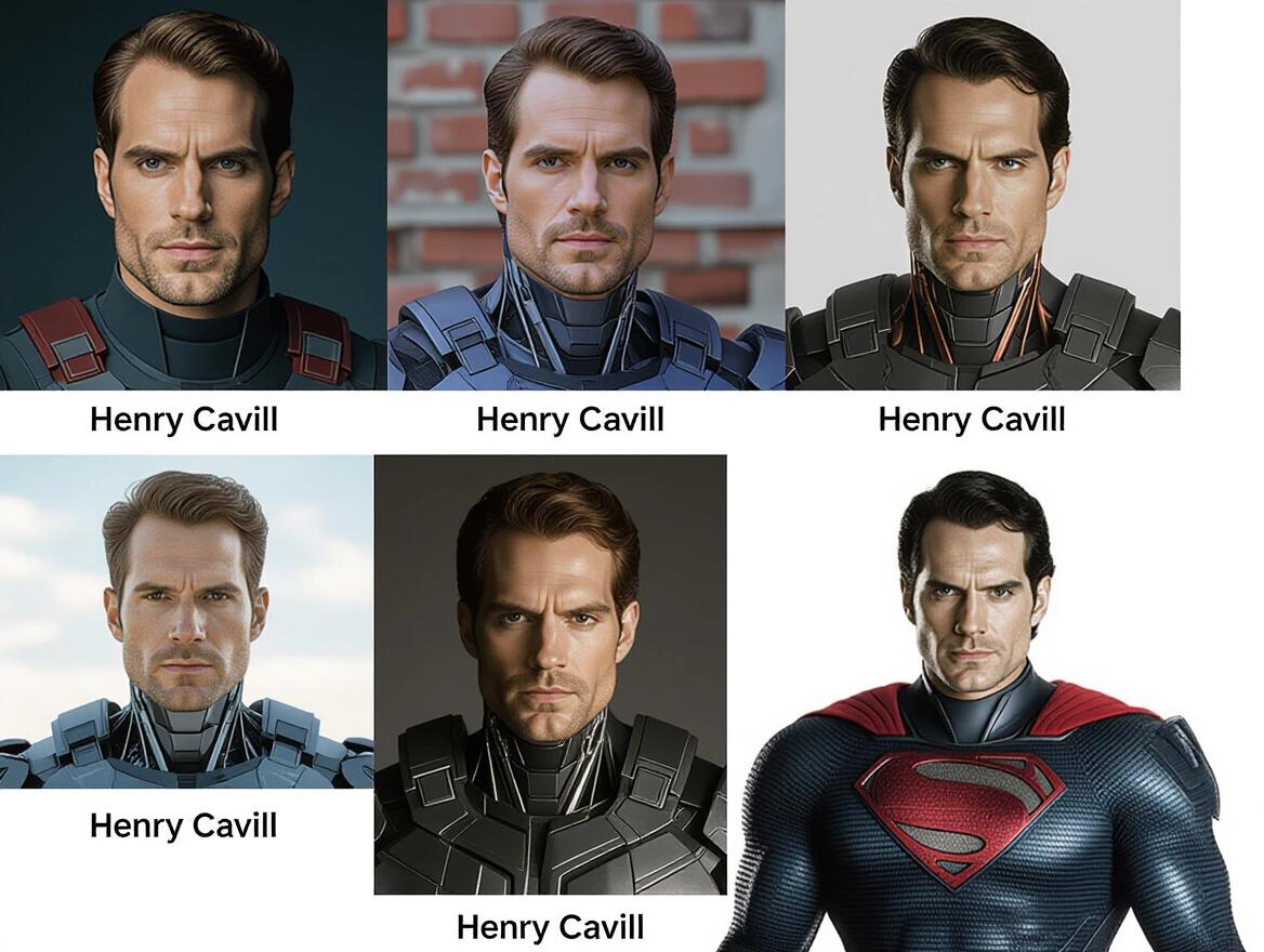 Multiple images showcase transformation from man to cyborg super soldier. Each image represents a step in the conversion process. The style is live action and photographic.