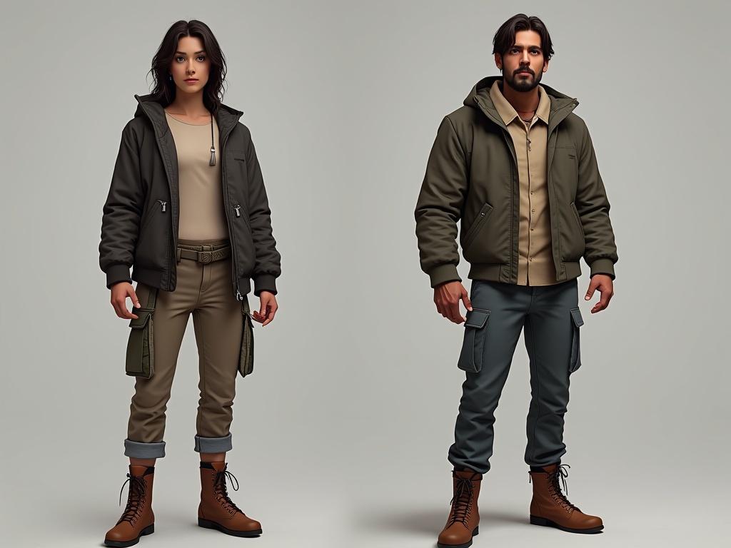 Recreate this image in a photorealistic style while maintaining the same proportions for the character as in the reference image. Ensure that the character's pose, outfit, and overall aesthetic closely resemble the provided reference image, with a strength of 0.9.