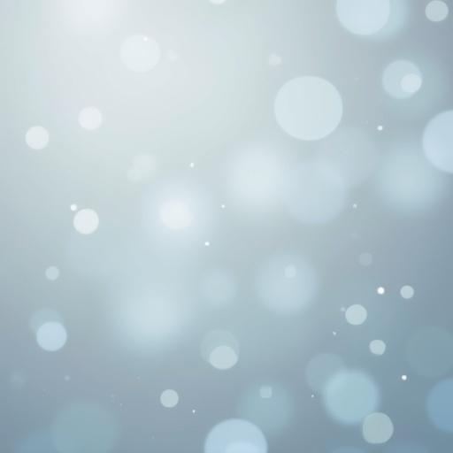 Background with evenly scattered bokeh light circles in light gray and baby blue tones. Bokeh lights vary in size and brightness over a medium gray background. The effect is calming, minimalist, with no distractions.