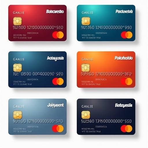 Plantilla de tarjetas de credito de varios bancos en formatos editables para Photoshop