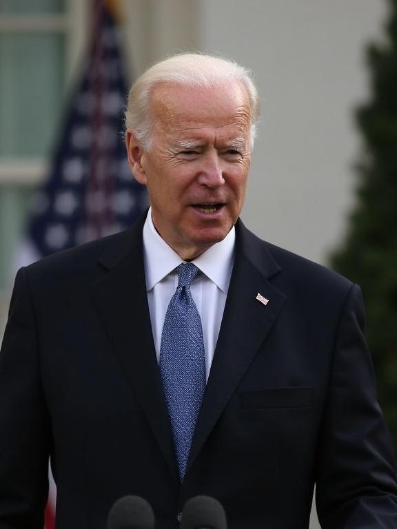Morning in Washington. Joe Biden attempting to order a ride. This image portrays the president in front of the White House.