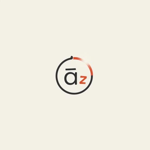 Minimalist logo design features a logo inside a circle. Simple background enhances the logo's appeal.