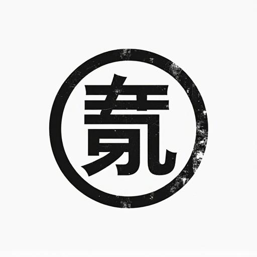 A circular logo composed of the text カ