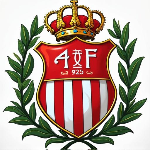 Create a poster for league champions 2024/25. Use the Valencia CF shield prominently. Include festive elements that convey victory and celebration.