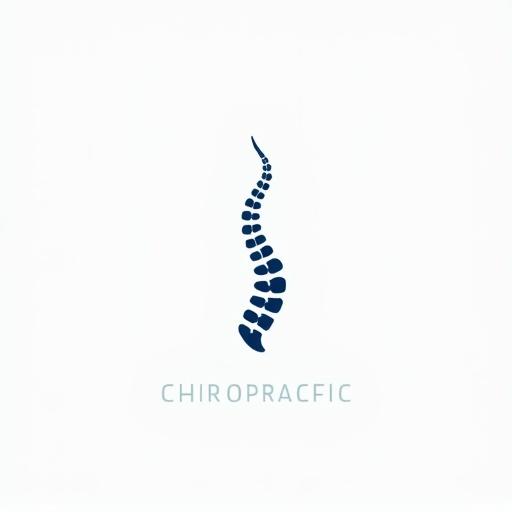 Logo design for SE Chiropractic business. A classic logo. Incorporates elements of spine and bones. Color scheme is blue and white. Conveys trust and care.