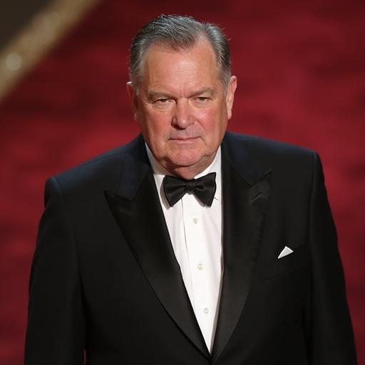 Individual in formal attire at a prestigious awards ceremony