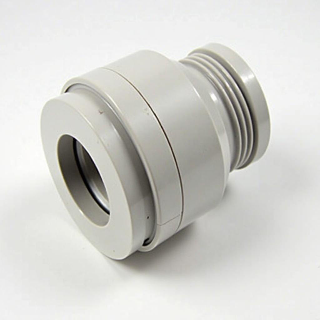 Show product with multiple angles highlighting features. Focus on threaded connector with detailed view. Use soft lighting to emphasize structure.