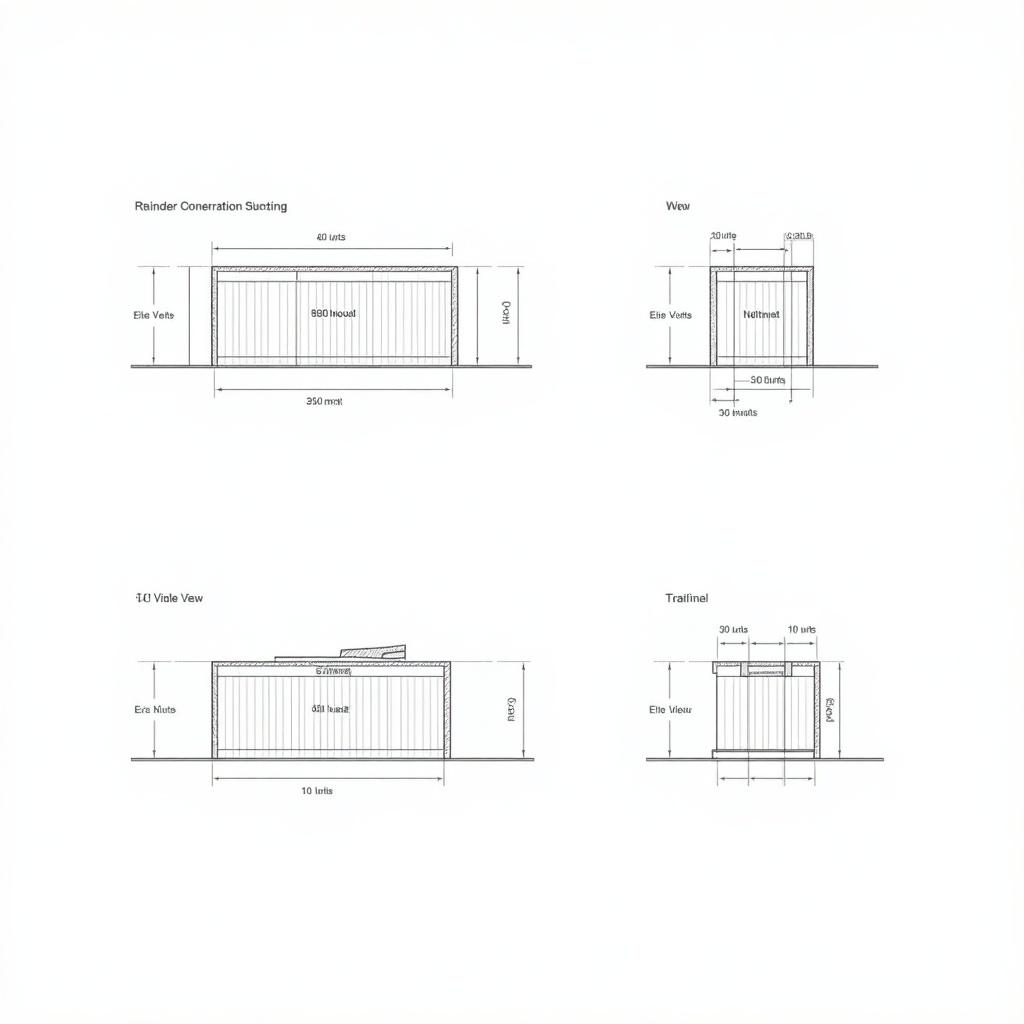 Generate detailed architectural sections for the Zin Project building in Bruxelles. Foundations built using underpinning method with a needle beam and piles. Drawings show rectangular sections with notches, height of 30 units, width of 50 units, 10x10 notches on either side. Side and top views showcase same width and detailed depth for notches. Accurate representation for engineering and architectural projects.