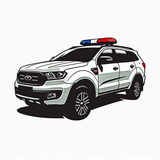 Logo design for car cleaning and polishing services. Illustrate a police vehicle. Include elements representing hygiene and cleaning.