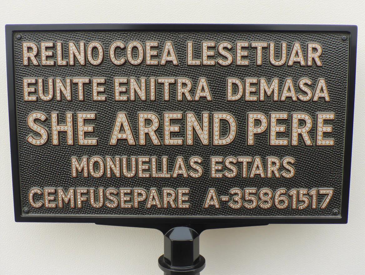 Texture sign with ornate lettering and decorative elements. No specific words. Focus on visual appeal and design intricacies.
