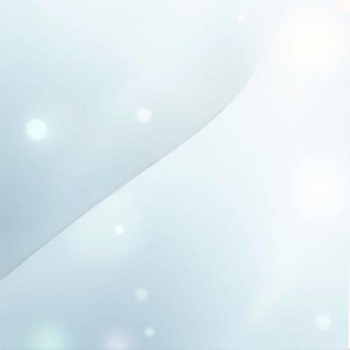 Minimalistic and elegant background in soft modern style with a gradient from white to pale blue. Incorporation of textures like silk or glass. Light gray and pearl accents for a luxurious feel. Atmosphere clean, fresh, calming, reflecting self-care and morning dew. Smooth gradients and refined minimalism.