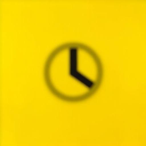 Minimal picture with solid yellow color background. Black multimeter symbol at the center. Picture does not contain any shadows.