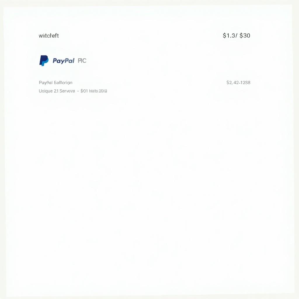 PayPal payment receipt showing a transaction. Receipt proof for $30 payment. Includes receiver email and transaction details.