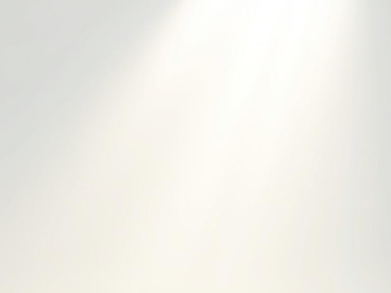 Rays of sunlight diffusing on a white background