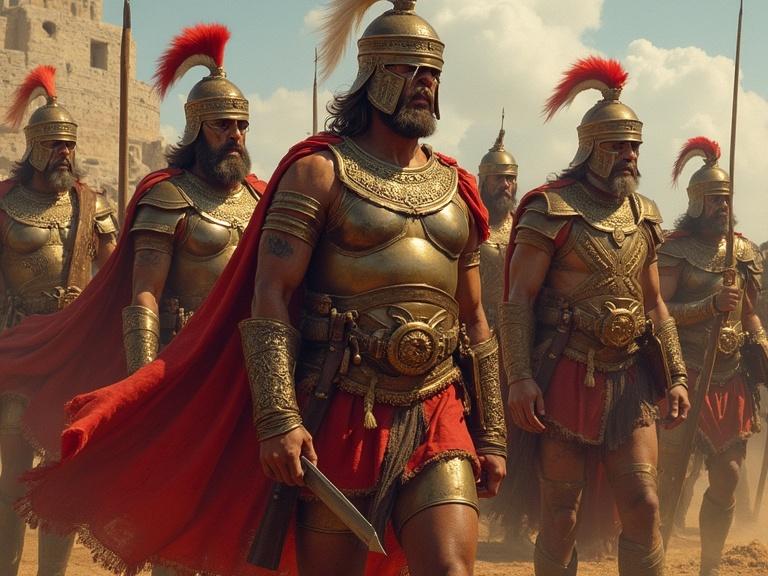 In Hispania in the 1st century; druids worship ancient oaks; warriors paint bodies with symbols for strength in battle.