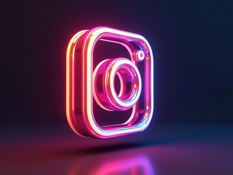 Create a logo for Instagram channel named @haroonahmed999. The logo should have a 3D style, vibrant and bright appearance with colorful outlines.