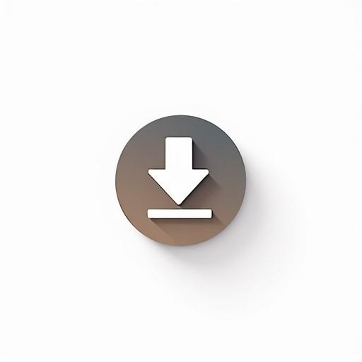 Download icon in #f47e20 color on a white background. Easy to edit and features a neat design.