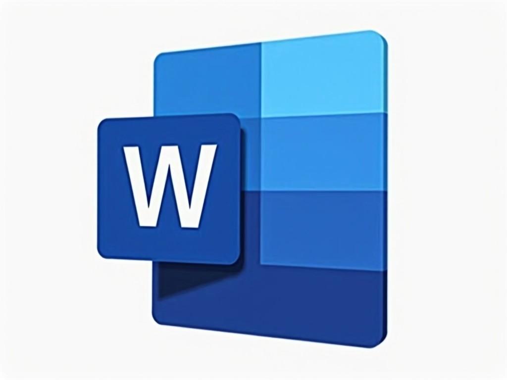 An icon of a popular word processing software with a blue color scheme and a prominent 'W'.