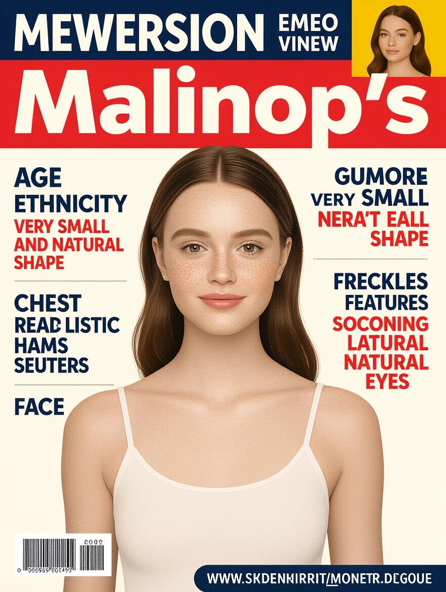 Magazine cover featuring a young woman with soft curls in a messy bun. She has a calm expression with freckles on her cheeks and nose. Background shows a university dorm room setting with decorative posters and vintage items. Warm lighting creates a cozy atmosphere.