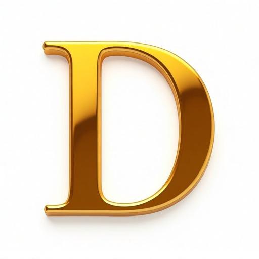 A background is white. A golden trophy displays the letter D. An American flag is positioned in front. The style resembles a cartoon.
