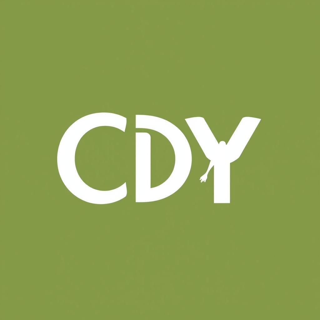 The letters CDY with a stylized figure incorporated into the design on a green background.