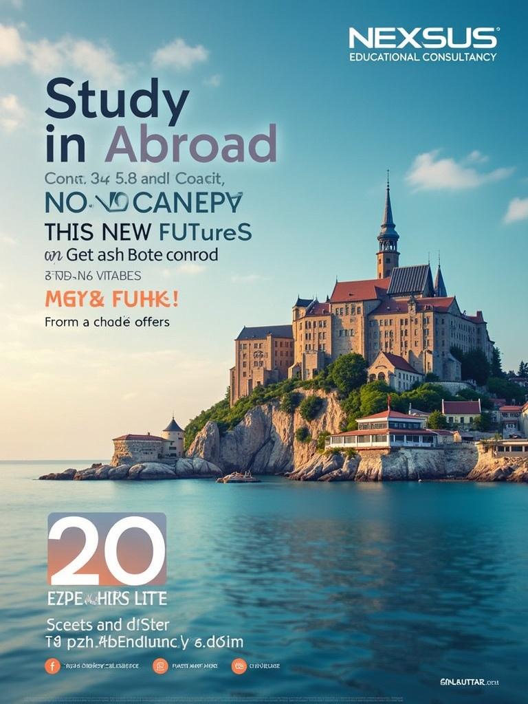 Study abroad options available for Canada UK Australia USA South Korea Japan Europe New Zealand with exclusive offers for 2025. Connect with Nexsus Educational Consultancy for a brighter future.