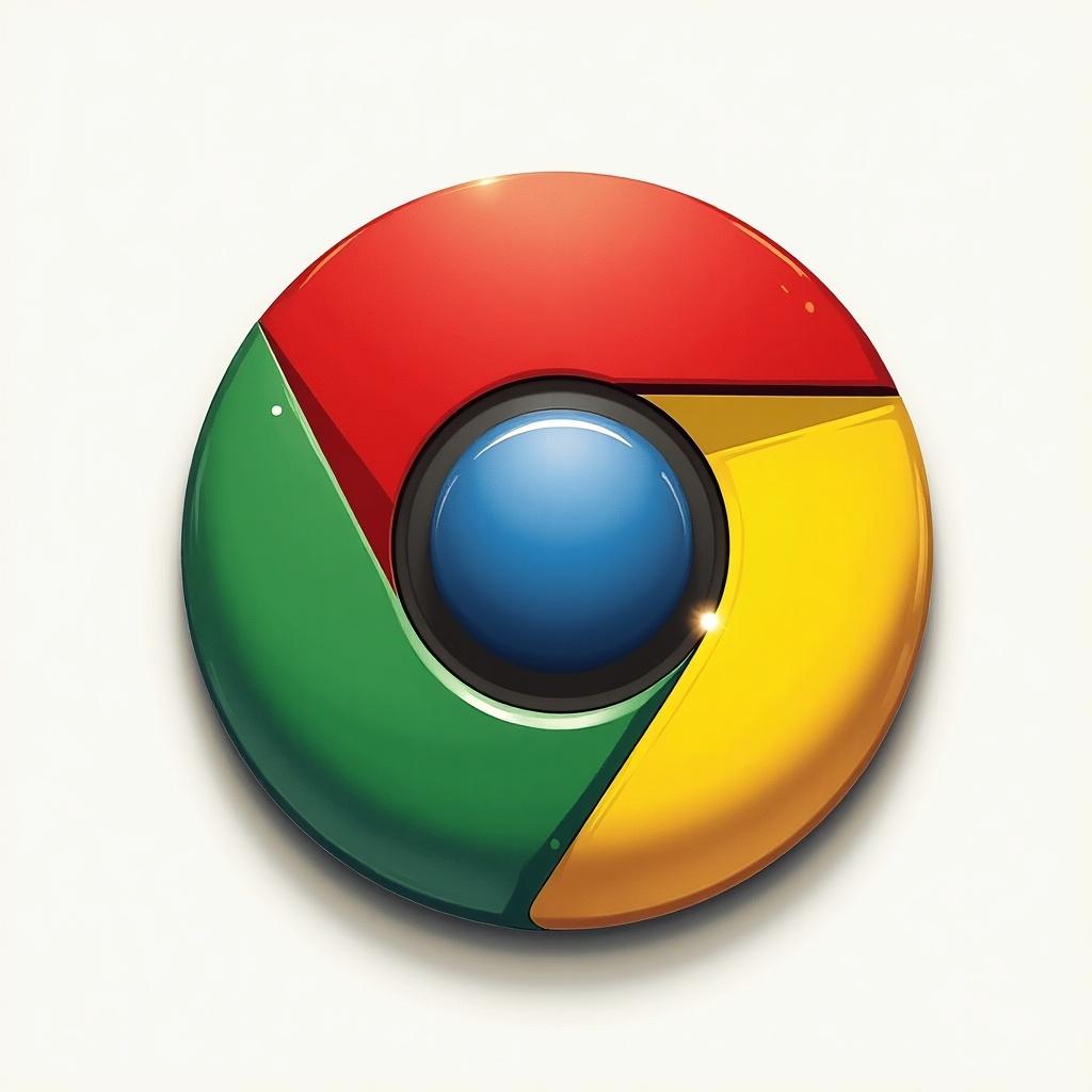 Logo representing Google Chrome's incognito mode. Circular design featuring red, green, yellow, and blue sections with a blue centerpiece.