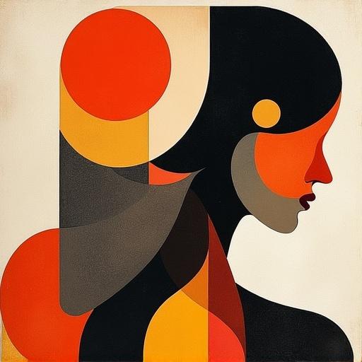 Exploration of AI's role in abstract art evolution. AI influences styles like Cubism, Futurism, and Suprematism. New expressions of emotion, motion, and geometric shapes through technology.