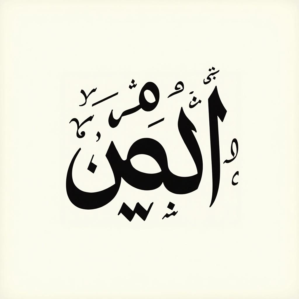 Arabic calligraphy featuring the name Muhammad Izhaar in elegant style. Text is prominent with a focus on artistic expression.