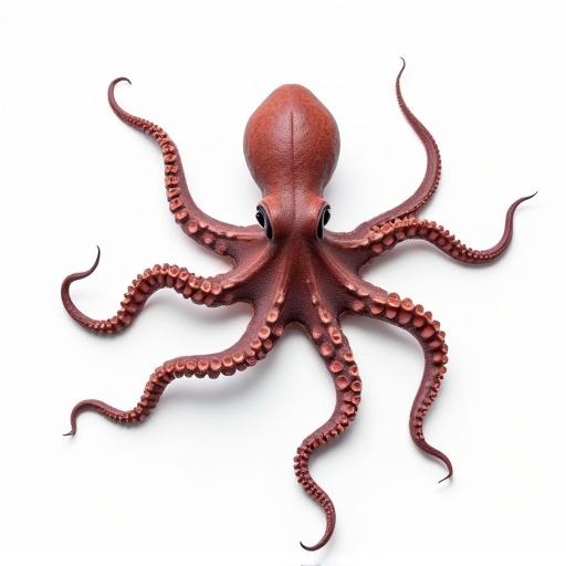 Octopus displayed on a white background with a minimalist design