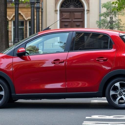 Citroën C1 2026 model in red color parked on the street