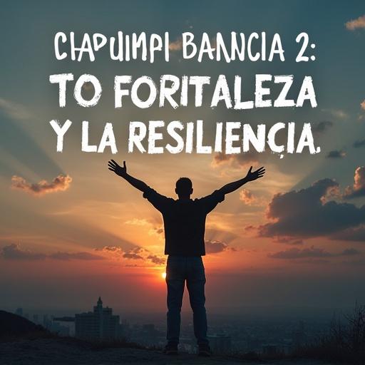 An image with a motivational quote highlighting personal strength and resilience. A silhouette of a person with outstretched arms at sunset. Emphasis on empowerment and hope.