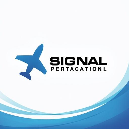 Flyer designed for a trading signal service in Ghana. Design features a clean layout. The background is primarily white with blue elements. Minimal black text used in the design. No environmental elements present.