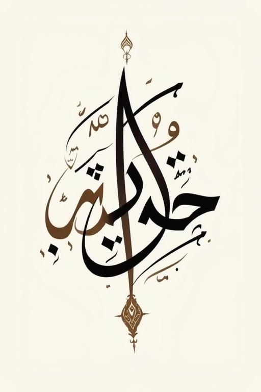Create calligraphy art in Diwani style. Write آدم الزبير in a simple letter by letter format.