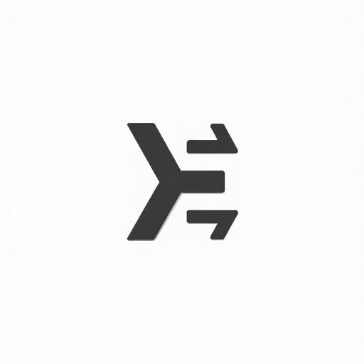 Create a logo that represents '<>'; it should have a white background