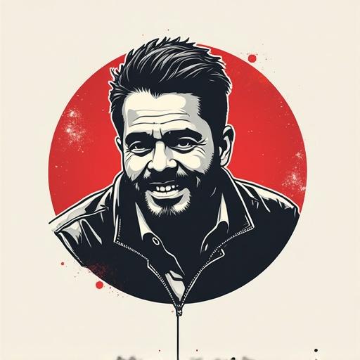 Create a logo for a podcast named 'Tá Solto o Assunto' with the slogan 'Porque conversa boa não precisa de rumo'.