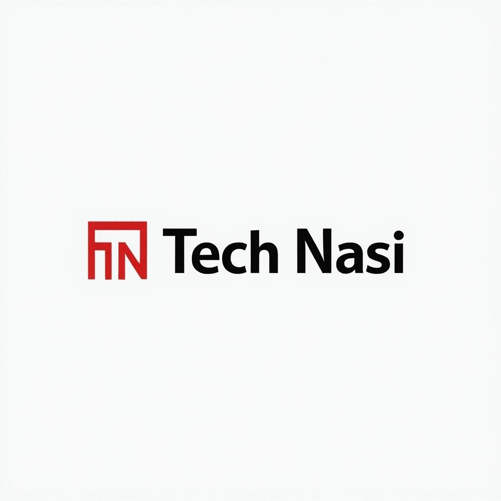 Design a letterform logo for Tech Nasi. Focus on the letters T and N. Symbolize leadership in technology services.