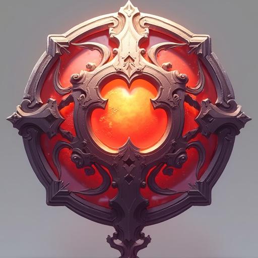 Orb of perfection designed as an icon in ARPG style. No background present. Image features a detailed, ornate design with glowing effects.