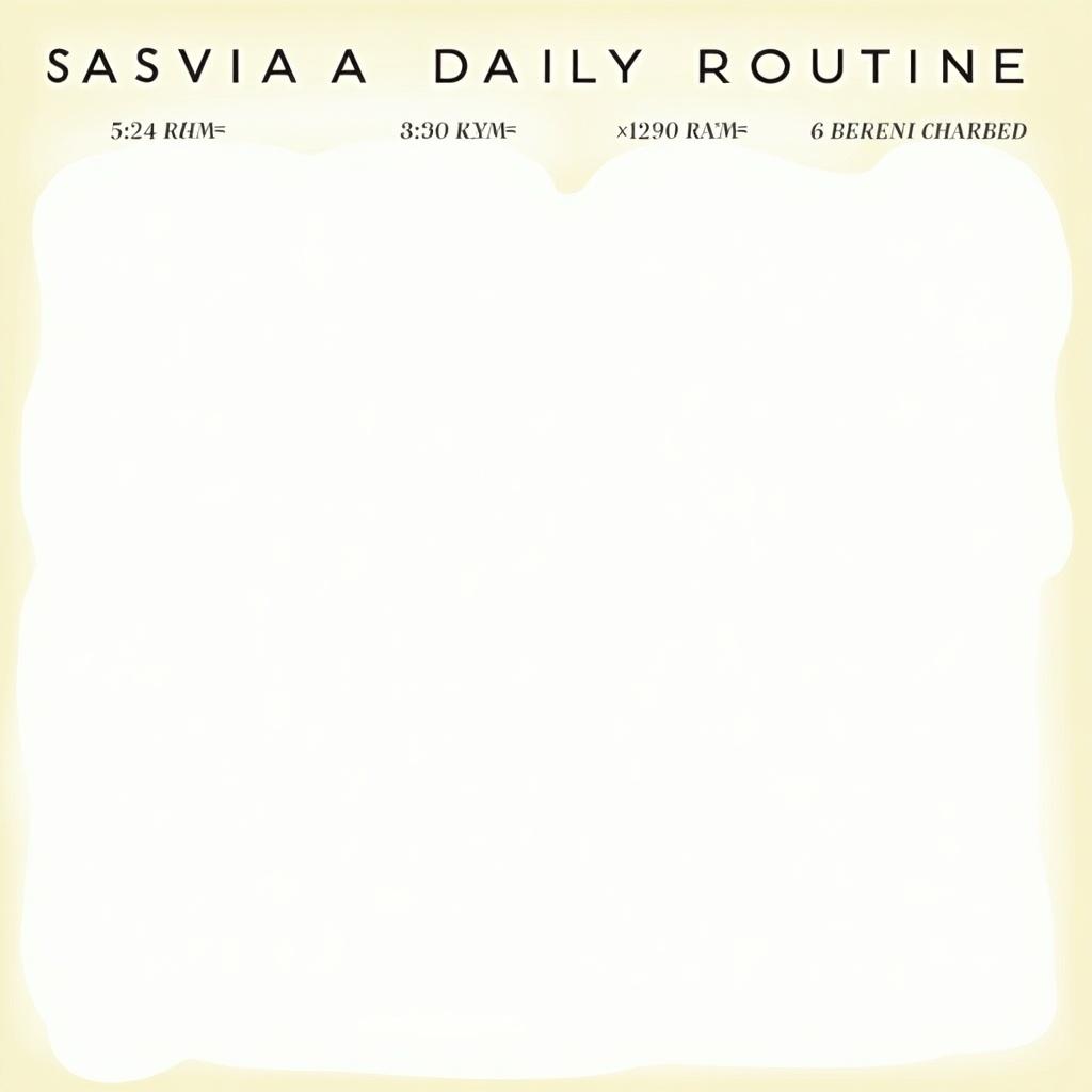 This image outlines a daily routine suitable for students from Monday to Friday. The morning routine spans from 6:15 AM to 8:00 AM, starting with waking up and freshening up. It includes light exercise, breakfast, and preparation for school. The focused school time continues until 4:00 PM. After school, there's time to unwind, followed by a Quran session. The evening features study sessions, dinner, and preparation for bed, culminating in reading before sleep at 8:30 PM. Organized into time slots for clarity, the routine promotes productivity and balance throughout the day.