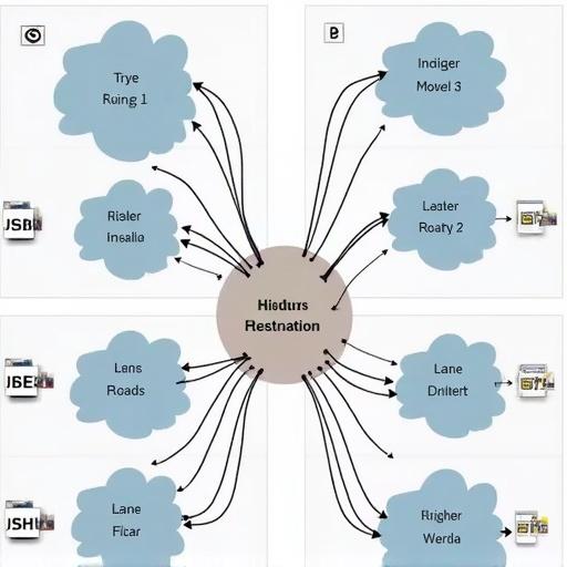 A diagram showing a generalized federated learning model. It displays various client models connected to a central node symbolizing higher accuracy. The layout has multiple clouds and arrows indicating connections.