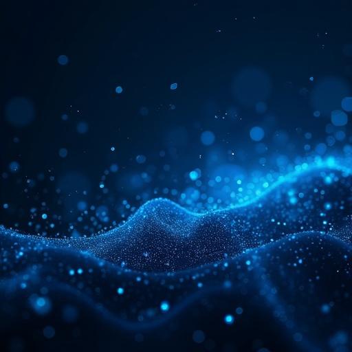 Digital image with blue and black colors. Depicts flowing digital waves. Used as a background for representing digital subscription flow.