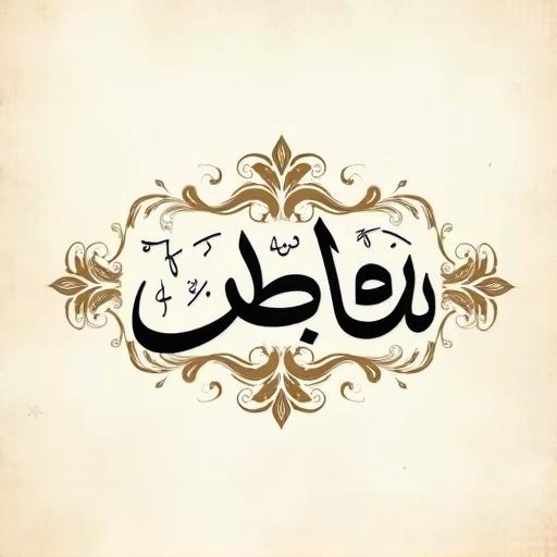 Calligraphy design features the names زين مفيد. Elegant Arabic Tuluth script with intricate decorative elements on a subtle textured background.