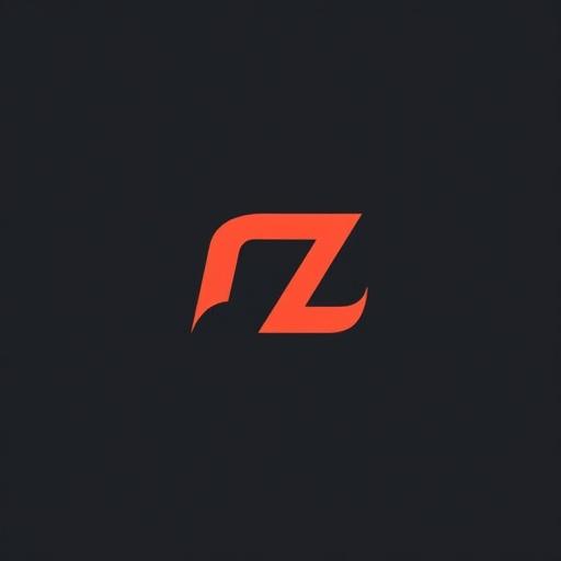 Logo design for a company named NewZ in a minimalistic and brutalistic style featuring a bold and modern design.
